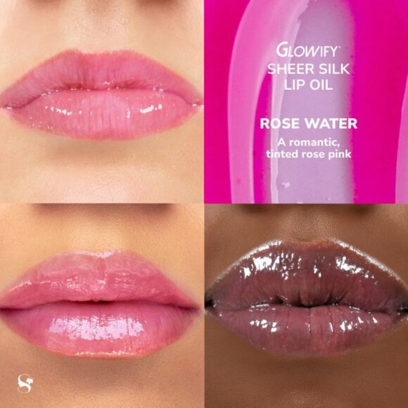 Rose Water LipSense Glowify Sheer Silk Lip Oil - Picture 3 of 7